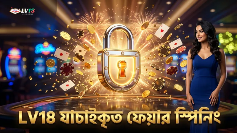 LV18-এর যাচাইকৃত আরটিপি ও ফেয়ার স্পিনিং অ্যালগরিদম নিশ্চিত করে নিরাপত্তা