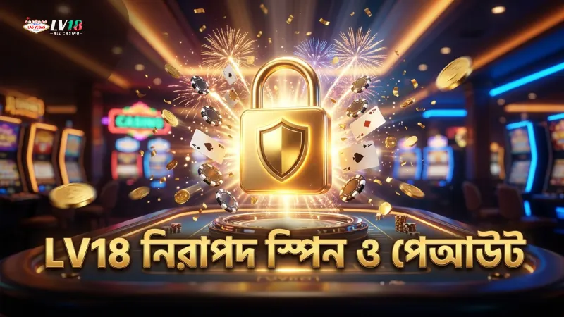 LV18 ক্যাসিনোর এনক্রিপ্টেড স্পিন ও নিরাপদ পেআউট ব্যবস্থা