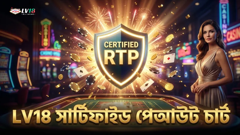 LV18-এর সার্টিফাইড আরটিপি এবং মাল্টিপ্লায়ার পেআউট চার্ট