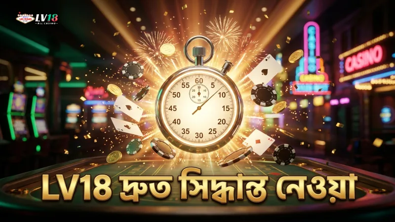 স্পিড ব্যাকারাটে দ্রুত সিদ্ধান্ত নেওয়া গুরুত্বপূর্ণ LV18 তথ্য ভিত্তিতে।
