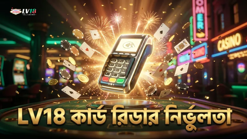 LV18 কার্ড রিডার প্রযুক্তি স্পিড ব্যাকারাটে নির্ভুলতা নিশ্চিত করে।
