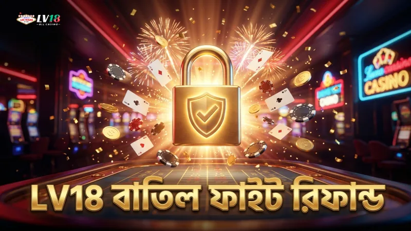 বাতিল ফাইটের ক্ষেত্রে LV18 ১০০% রিফান্ড ও সময়মতো ফলাফল দেয়